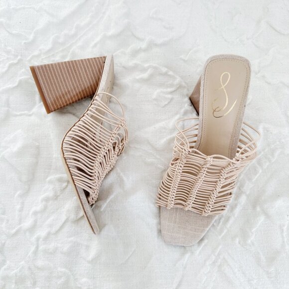 Sam Edelman Laurette Slip On High Heel Sandals New - Picture 3 of 8